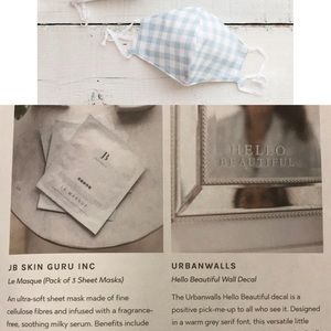 Jilly box Masks, Wall Decal, Face mask